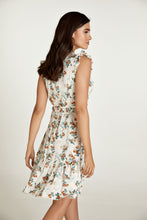 Load image into Gallery viewer, Ecru Floral Wrap Dress