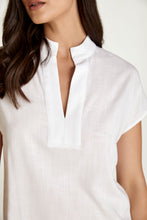 Load image into Gallery viewer, White Linen Style Sleeveless Top