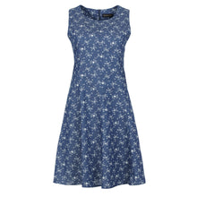 Load image into Gallery viewer, Indigo Floral Cloche Dress