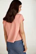 Load image into Gallery viewer, Coral Sleeveless Embroidered Top