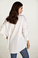 Load image into Gallery viewer, White Blouse with Mandarin Collar