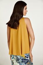 Load image into Gallery viewer, Mustard Tie Detail Sleeveless Top