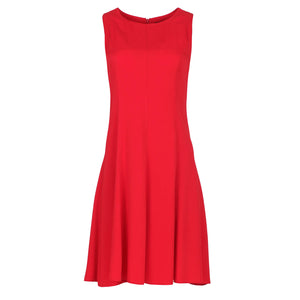 Red Colour Cloche Dress