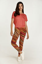 Load image into Gallery viewer, Red Multi-Coloured Print Leggings