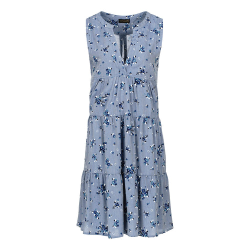 Sleeveless Floral A Line Dress