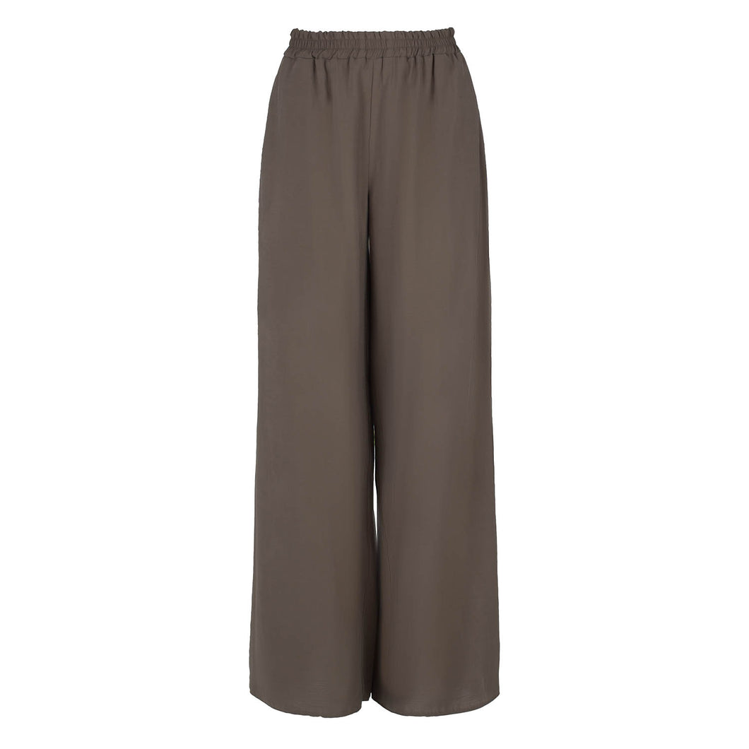 Khaki Palazzo Pants