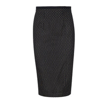 Load image into Gallery viewer, Black Print High Waist Pencil Skirt