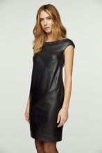Load image into Gallery viewer, Black Sleeveless Stitch Detail Dress