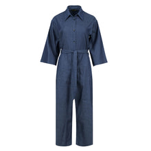 Load image into Gallery viewer, Indigo Cotton Jumpsuit