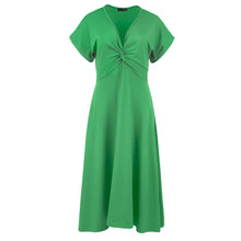 Load image into Gallery viewer, Green Knot Detail Midi Dress