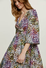 Load image into Gallery viewer, Animal Print Empire Line Dress