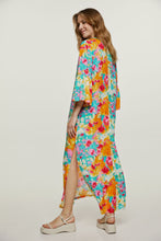 Load image into Gallery viewer, Abstract Floral Kaftan Style Dress