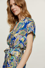 Load image into Gallery viewer, Paisley Print Dress with Slits