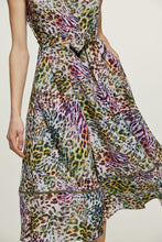 Load image into Gallery viewer, Animal Print Sleeveless Dress with Belt