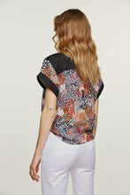 Load image into Gallery viewer, Tie Detail Print Top