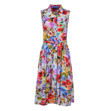 Load image into Gallery viewer, Floral Sleeveless Dress with Belt