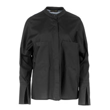 Load image into Gallery viewer, Black Pocket Detail Shirt