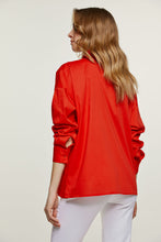 Load image into Gallery viewer, Red Poplin Style Shirt
