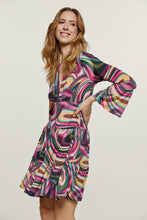 Load image into Gallery viewer, Print Mulberry Jersey Tiered Dress