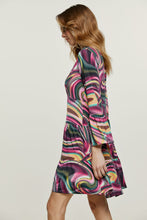 Load image into Gallery viewer, Print Mulberry Jersey Tiered Dress