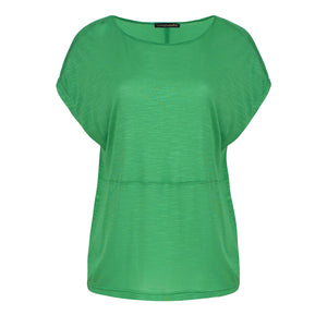 Green Stretch Jersey Sleeveless Top