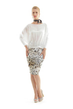 Load image into Gallery viewer, Animal Print Pencil Skirt