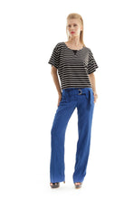 Load image into Gallery viewer, Seamed Pants With Belt