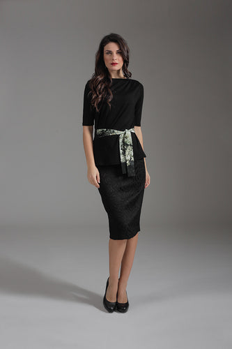 Black Pencil Skirt Conquista