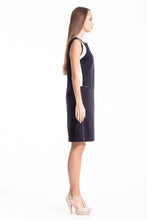 Load image into Gallery viewer, A Line Contrast Detail Dress