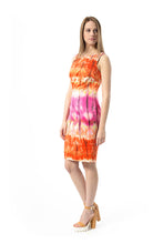 Load image into Gallery viewer, Fitted Straight Print Dress