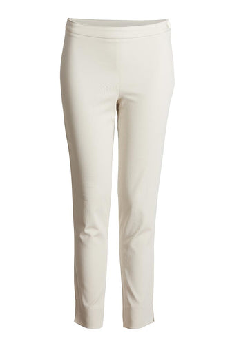 Fitted Stretch Trousers in Sand