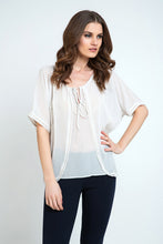Load image into Gallery viewer, Sheer Boho Top Sand