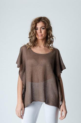 Fine-Knit Linen Top