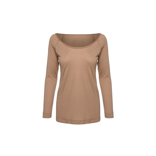 Cashmere Blend Long Sleeve Top