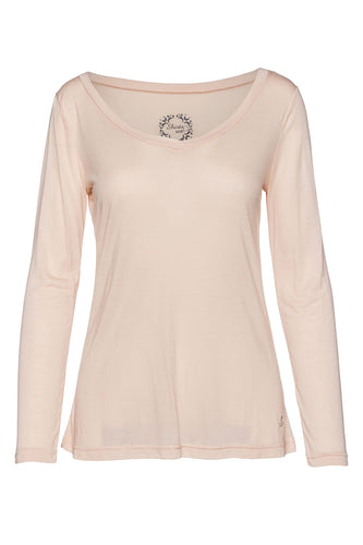 Long Sleeve Light Pink Top