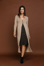 Load image into Gallery viewer, Ruffle Detail Long Cardigan by Si Fashion