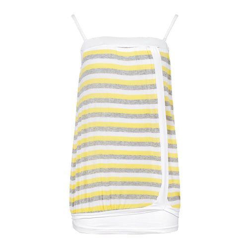 Striped Stretch Fabric Mini Dress