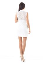 Load image into Gallery viewer, Lace Detail Stretch Mini Dress