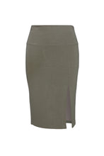 Load image into Gallery viewer, Slit Stretch Midi Skirt