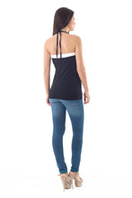 Load image into Gallery viewer, Halter Neck Faux Layer Top