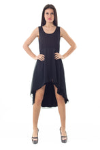 Load image into Gallery viewer, High Low Layer Dress Black