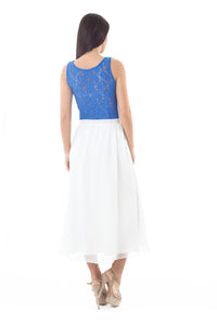 Sleeveless Stretch Lace Top