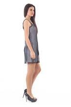 Load image into Gallery viewer, Two Tone Layered Mini Dress
