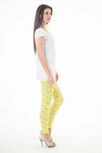 Load image into Gallery viewer, Lace Leggings Yellow