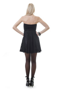 Strapless Two-In-One Mini Dress