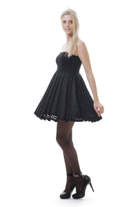 Strapless Two-In-One Mini Dress