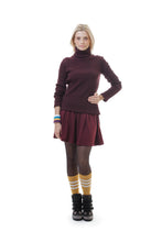 Load image into Gallery viewer, Wool Blend Ribbed Polo Neck Sweater