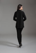 Load image into Gallery viewer, Knit Jacquard Jacket with Batwing Sleeves